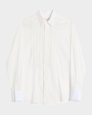 Men's Lace-Plastron Tuxedo Shirt