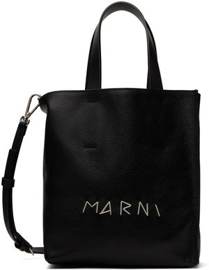 Marni Black Museo Soft Mini Tote