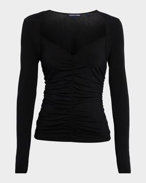 Salem Ruched Jersey Top