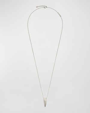 Men's G Tears Silvery Pendant Necklace