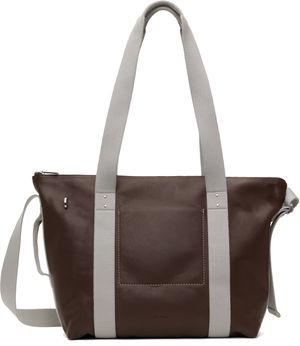 Rick Owens Brown Hollywood Trolley Tote