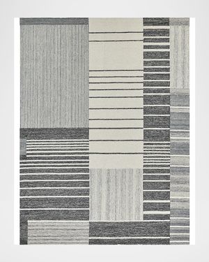 Castine Hand-Tufted Gray Rug, 8' x 10'