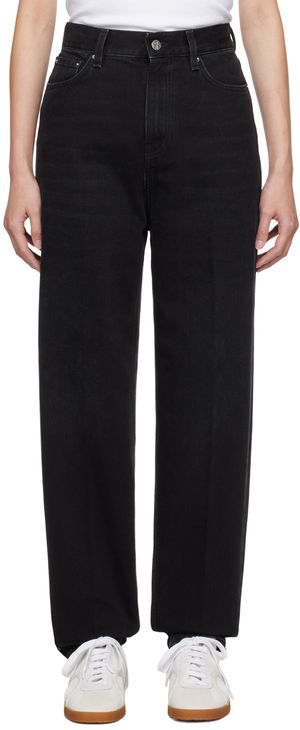 TOTEME Black Tapered Jeans