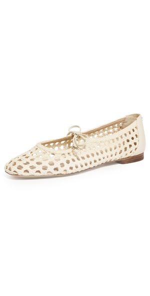 Sam Edelman Marcie Woven Flats Modern Ivory Weave 6.5