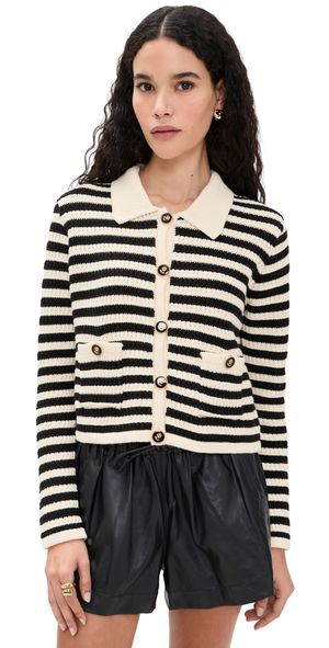 BLANKNYC Anchor Down Sweater Black And Cream Combo S