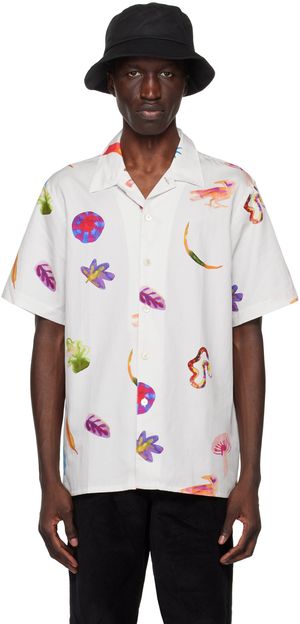 PS by Paul Smith Off-White Casual Fit Shirt