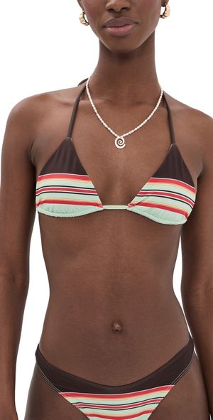 Frankies Bikinis Nick Top Desert Dusk M