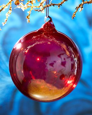 Bottle Glass Ball 150mm Christmas Ornament