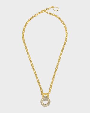 Rhinestone Drop Necklace