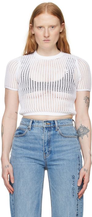 alexanderwang.t White Cropped T-Shirt