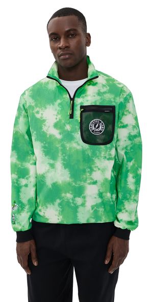 Malbon Golf Malbon x Grateful Dead Cascade Windshirt Green Tie Dye S