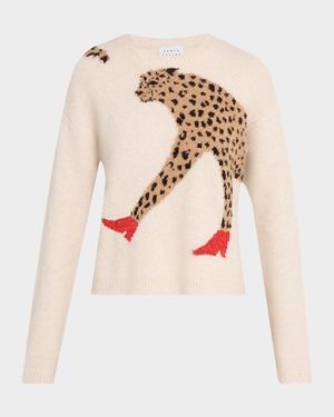 Cindy Cheetah Print Sweater