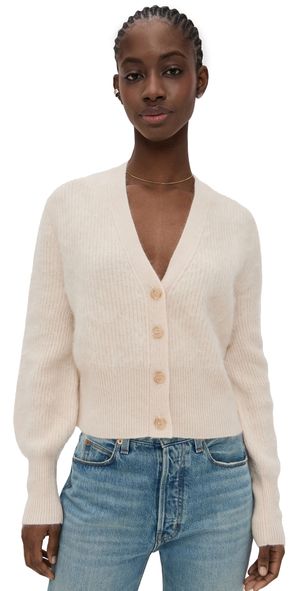 Jenni Kayne Cashmere Peyton Cardigan Warm Ivory S