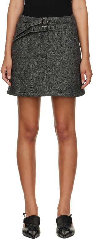 BONBOM Gray Rhee Miniskirt
