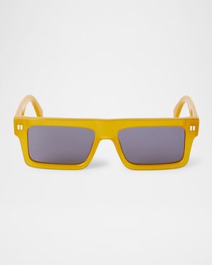 Men's Chandler Acetate Rectangle Sunglasses