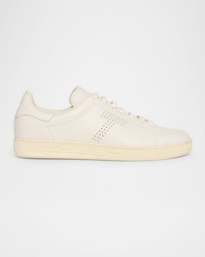 Men's Warwick Grained Leather Sneakers