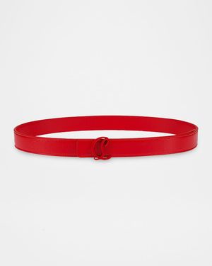 Loubi54 Reversible Belt in Calf Leather