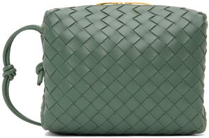 Bottega Veneta Green Small Loop Camera Bag