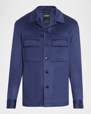 Men's Alba Oasi Cashmere Overshirt