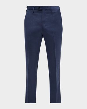 Men's Wool Twill Dress Trousers