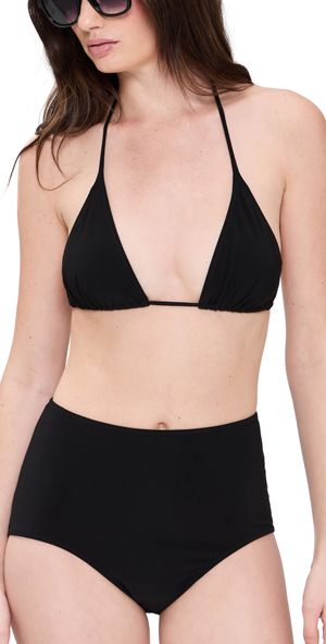 Norma Kamali String Bra Black XL