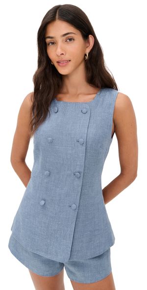 POSSE Thea Vest Steel Blue XXL