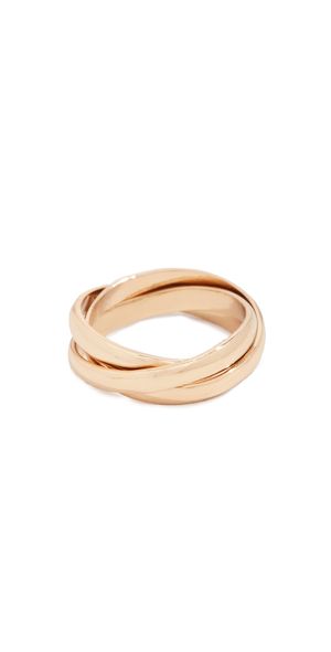 SHASHI Vera Ring Yellow Gold 5