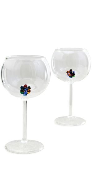 FAZEEK Bloom Wine Glasses Set of 2 Multi One Size
