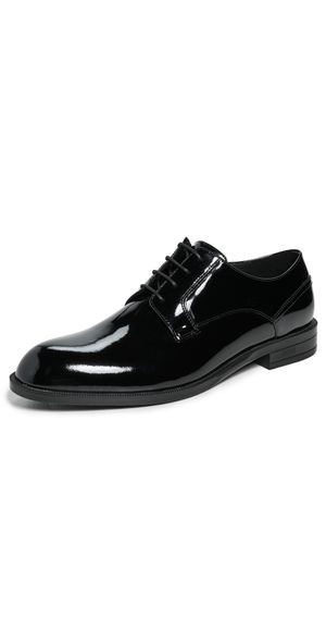 BOSS Tayil Patent Leather Derby Shoes Black 9