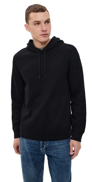 Reigning Champ Lightweight Waffle Standard Hoodie Black XS