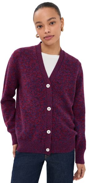&Daughter Ava Cardigan Poppy/Port/Klein Mouline L
