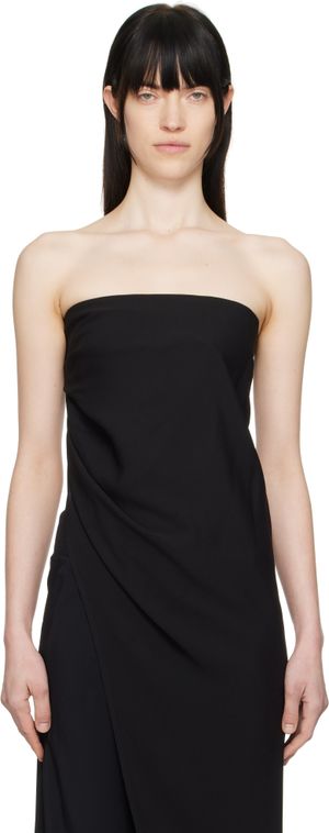 Rick Owens Black Hollywood Lido Long Top