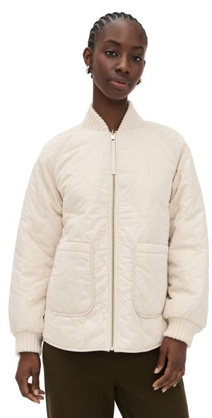 Varley Serina Reversible Quilt Jacket Sandshell S