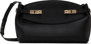 Ferragamo Black Hug Soft Crossbody L Bag