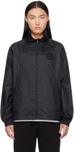 Moncler Black Appliqué Jacket