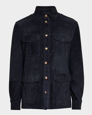 Men's Suede Field Jacket