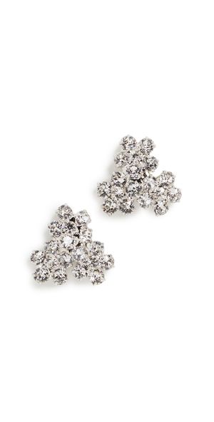 Jennifer Behr Violet Stud Earring Crystal One Size