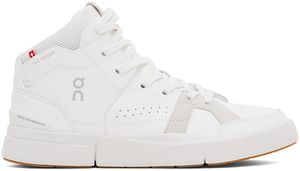 On White 'THE ROGER' Clubhouse Mid 2 Sneakers
