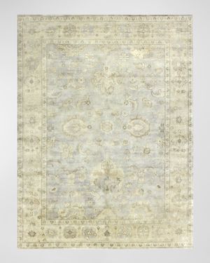 Annetta Antique Oushak Rug, 10' x 14'