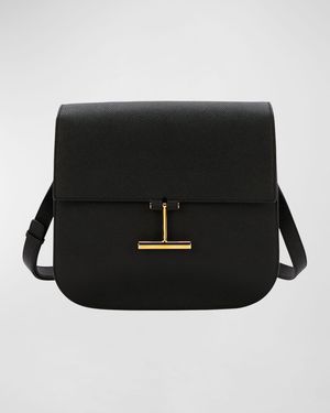 Tara Mini Shoulder Bag in Grained Leather