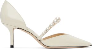 Jimmy Choo Chaussures à talon Aurelie 65 blanc cassé