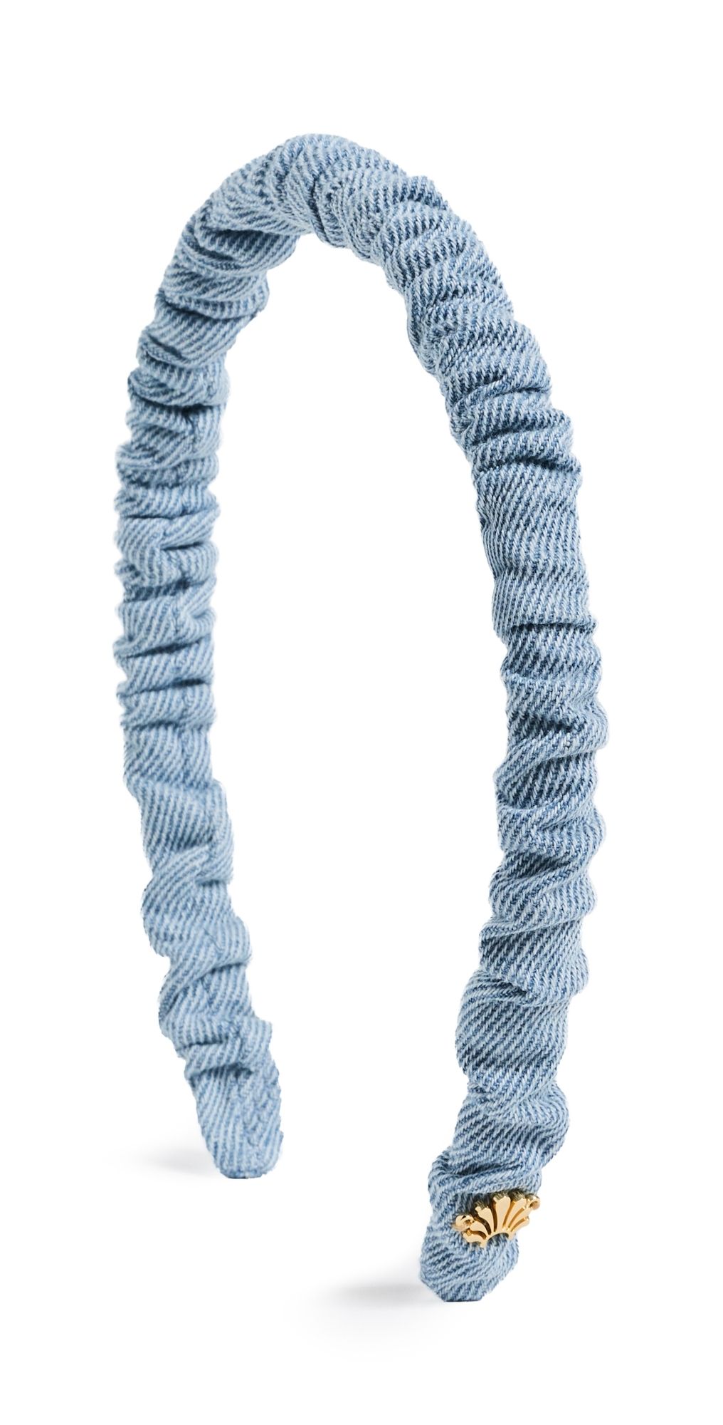 Lele Sadoughi Jessie Denim Headband Stone Wash One Size