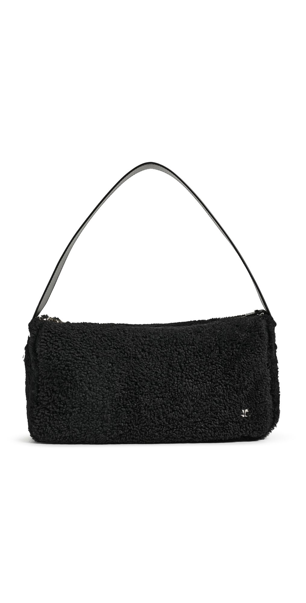 Courrèges Curly Medium Three Sixty Shoulder Bag Black One Size