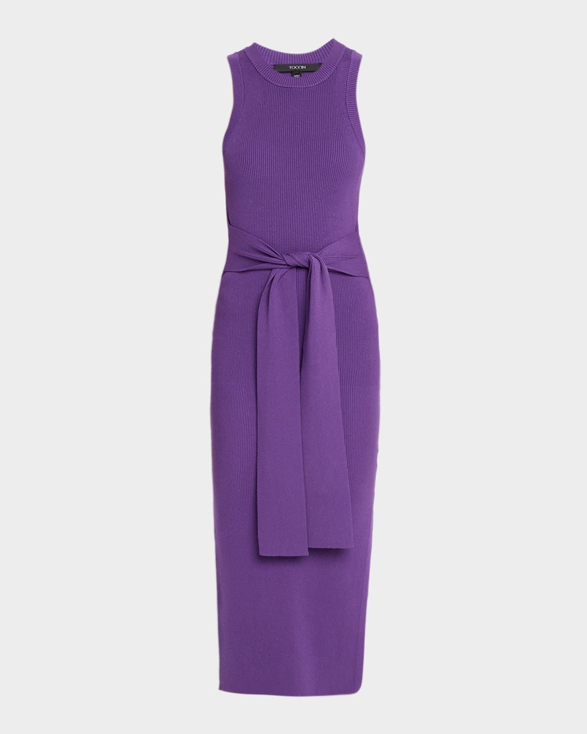 Piper Racerback Tie-Front Midi Dress