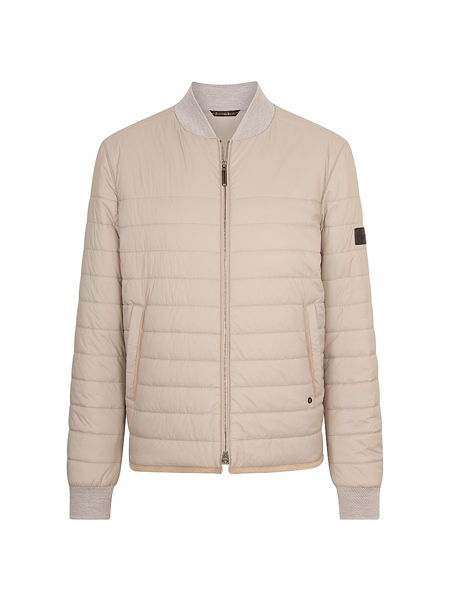 Men's Padded Jacket - Beige - Size 50