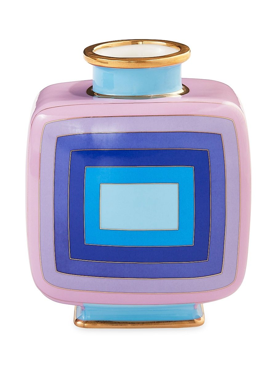 Scala Porcelain Vase - Blue Purple