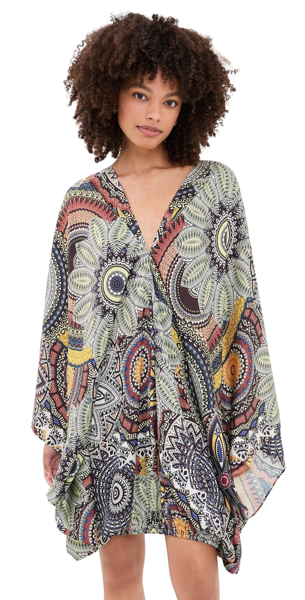 ALEXIS Marivelle Caftan Medallion Print S