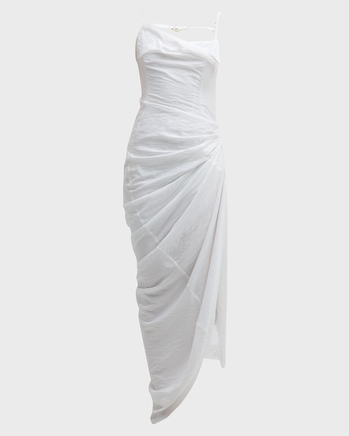 La Robe Saudade Longue Ruched Maxi Dress