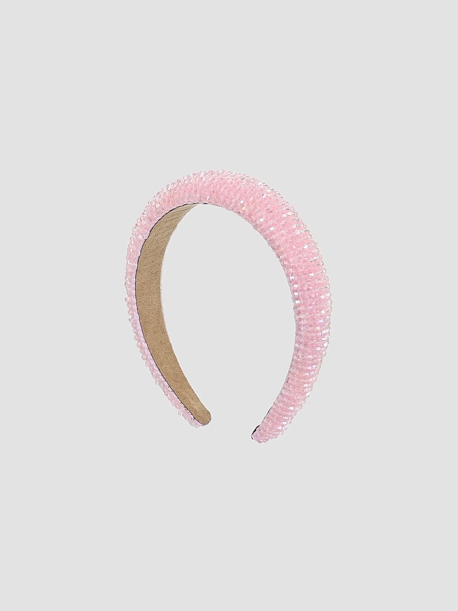 Mimi Tutu Girl's Girl's Beaded Embellished Headband - Pink