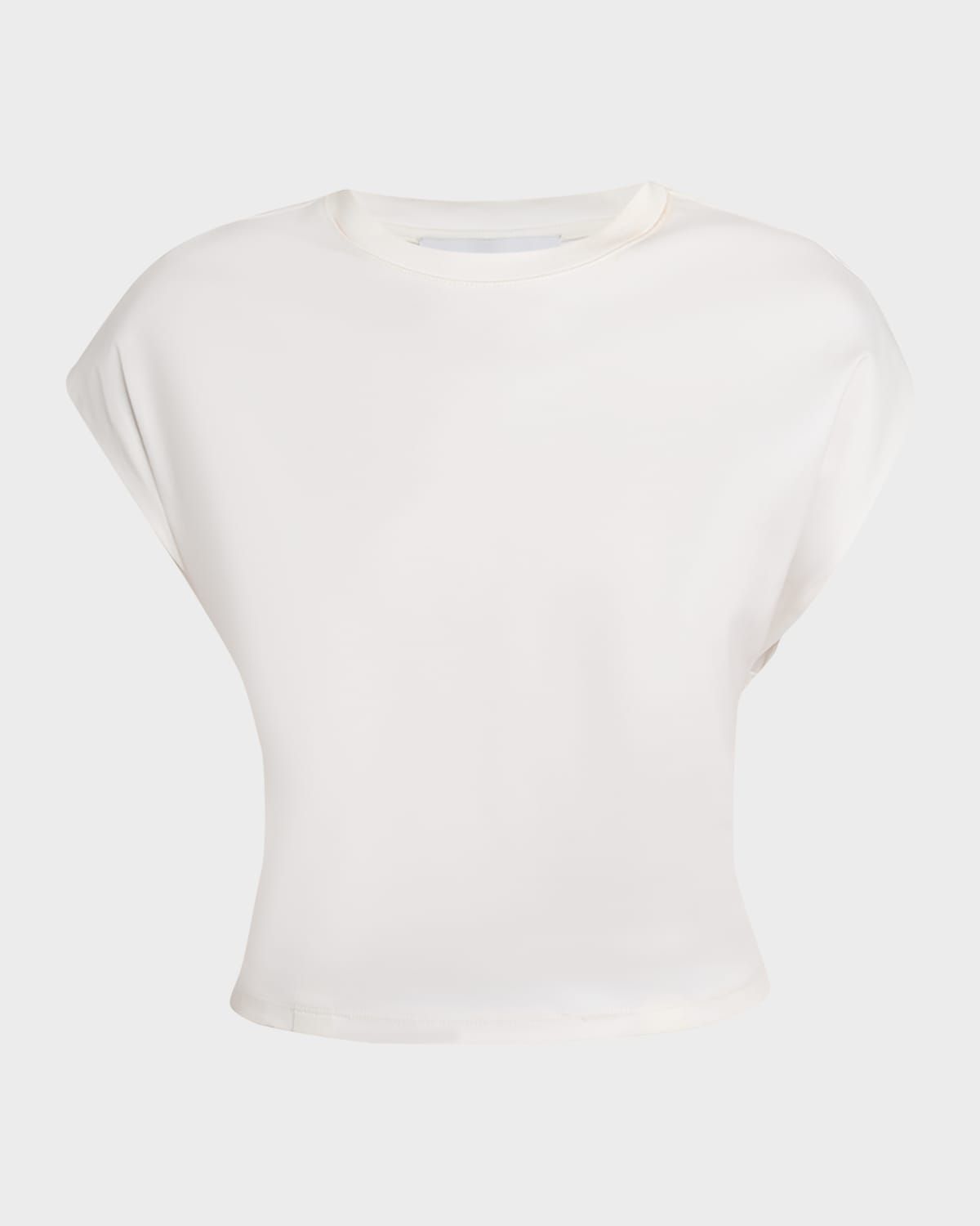 Reeva Gathered Crewneck Tee